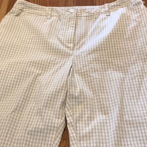 Jones New York~Cute Cropped Pants~🤎